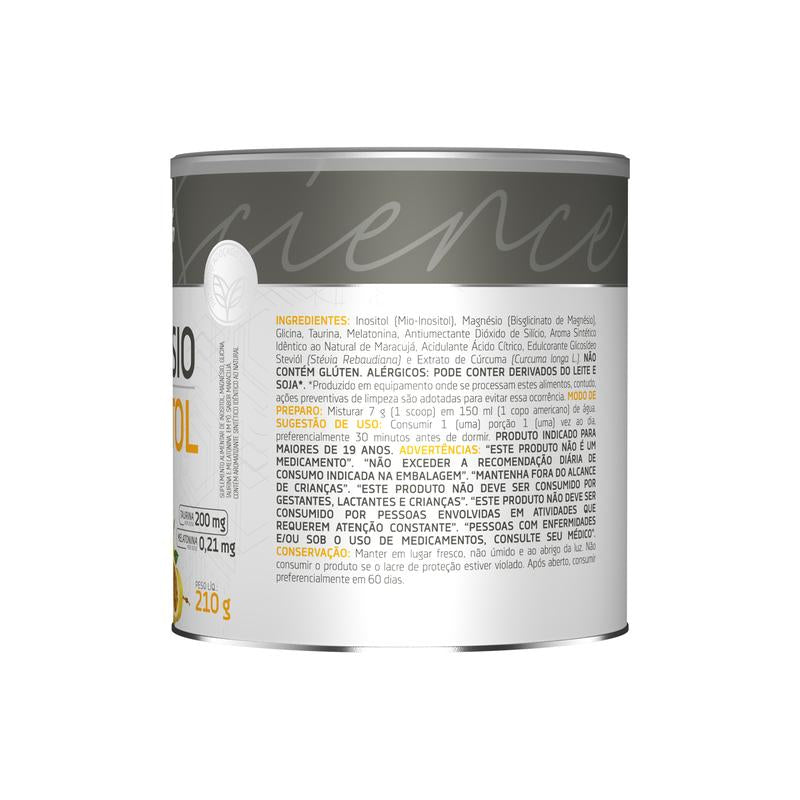 Magnésio & Inositol Bodyaction - Contém Melatonina - Lata 210g