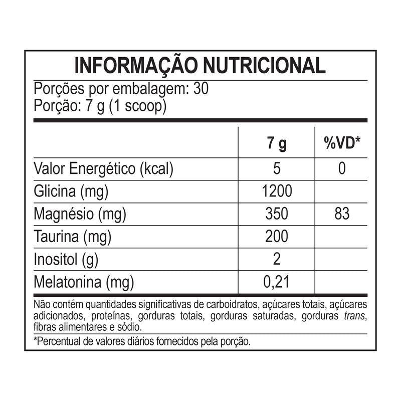 Magnésio & Inositol Bodyaction - Contém Melatonina - Lata 210g
